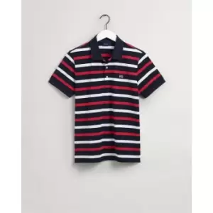 Image of Gant Shield Rugger Polo Shirt - Blue