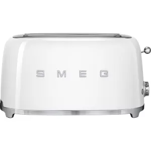 Image of SMEG 50s Retro TSF02WHUK 4 Slice Toaster