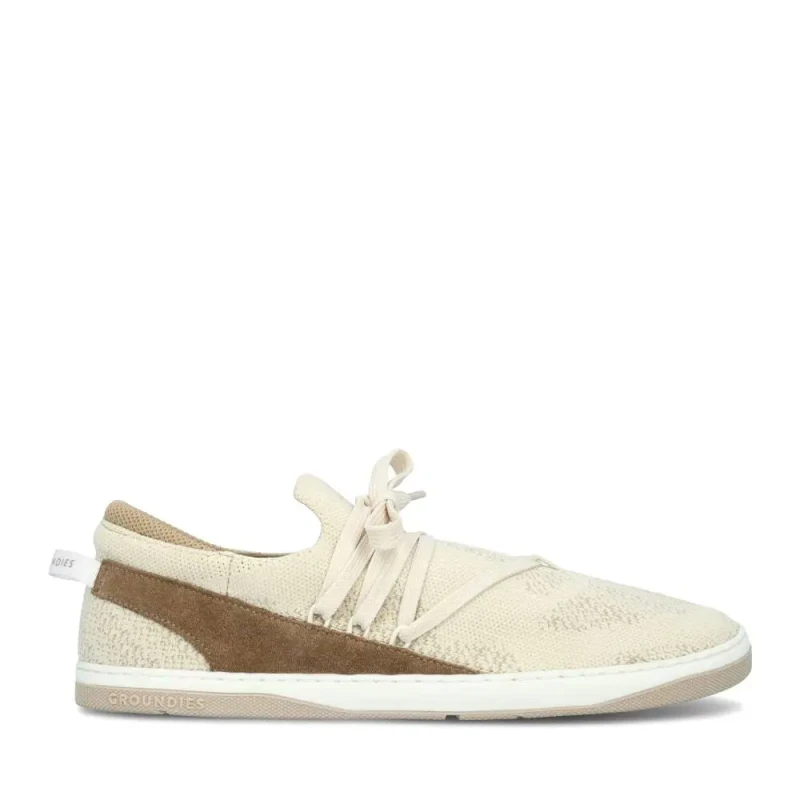 Image of Groundies Womens Trainers Groundies Osaka Beige Female 36