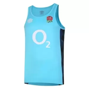 Image of Umbro England Rugby Gym Vest Adults - Blue