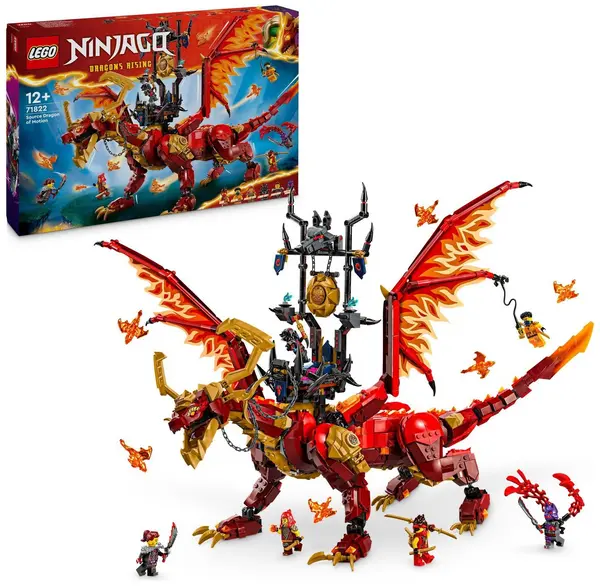 Image of LEGO LEGO NINJAGO Source Dragon of Motion Figure, Ninja Toy 71822