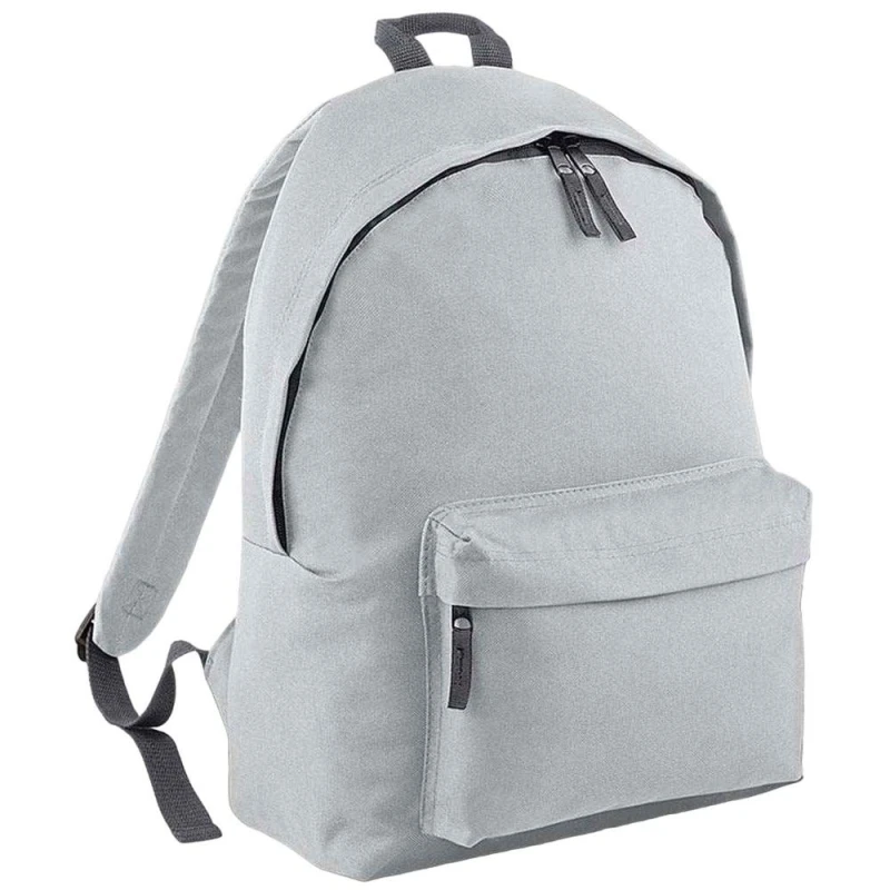 Image of Bagbase Mens Original Plain Backpack in Light Grey Light Grey Male