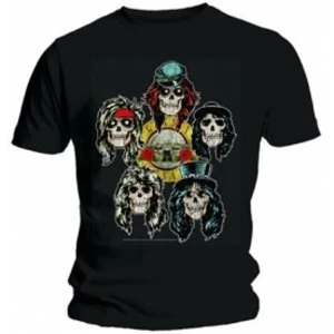 Image of Guns N Roses Vintage Heads Mens Black T Shirt: Medium