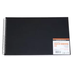 Image of Daler Rowney Graduate Hard Back Spiral Sketch Book A4 Landscape
