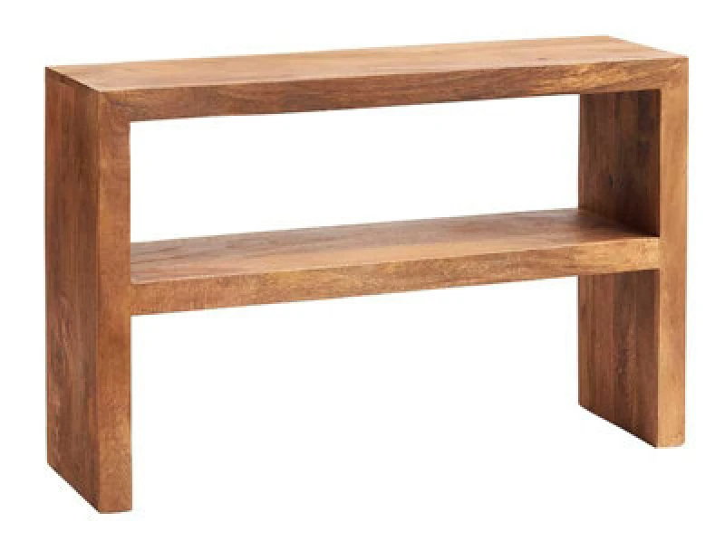 Image of Buttercup Farm Toko Light Mango Console Table - Solid Mango Wood - L35 X W118 X H78 Cm