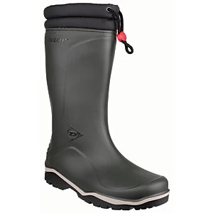 Image of Dunlop Blizzard Winter Safety Wellington Boot - Green Size 6