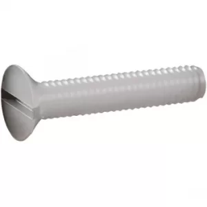 Image of Toolcraft Slotted Countersunk Screws DIN 963 Polyamide M4 x 20mm P...
