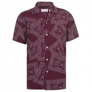 Image of Lacoste Short Sleeve Court Shirt - Boredeaux WX0