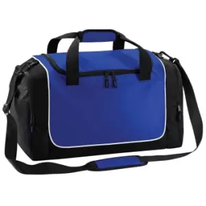 Image of Quadra Teamwear Locker Duffle Bag (30 Litres) (bright Royal/Black/White)