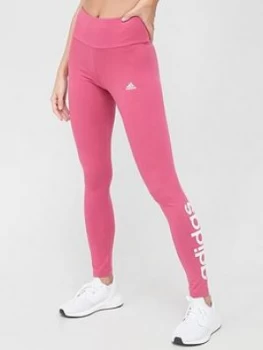 Image of adidas Essentials Linear Legging - Pink, Size S, Women