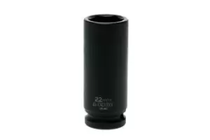 Image of Teng Tools 920622-C 1/2" Drive - 6pt Deep Impact Socket - 22mm (DIN)