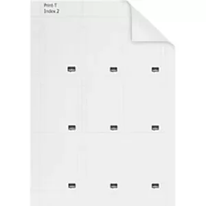 Image of ACCO T-Cards White Pack of 20