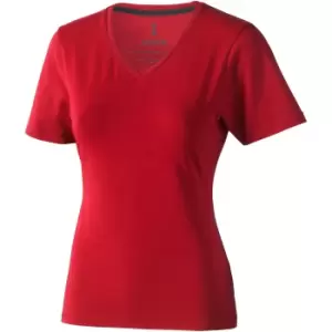 Image of Elevate Womens/Ladies Kawartha Short Sleeve T-Shirt (L) (Red)
