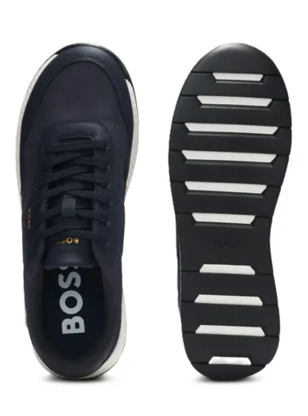 Image of Boss BOSS Titanium Runner Trainer Dark Blue Male 12 LP68106