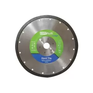 Image of CorePlus HT250 Hard Tile Turbo Diamond Blade 250mm