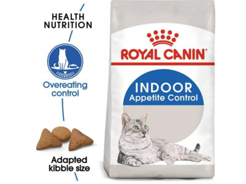 Image of Royal Canin Indoor Appetite Control Adult Dry Cat Food, 2kg