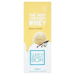 Image of Whey Box Vanilla Flavour Whey Protein Sachet 20g
