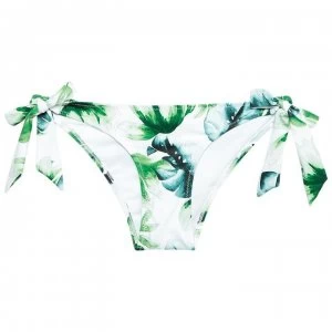 Image of Jack Wills Harptree Bow Side Bikini Bottom - Green
