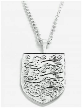 Image of Silver Plated England Pendant and Chain.