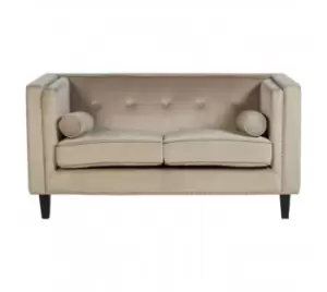 Image of Felisa Velvet Sofa Deep Blue 3 seat
