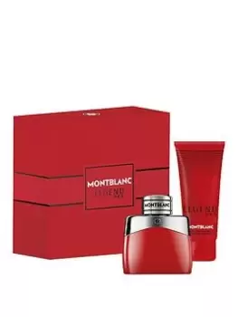 Image of Mont Blanc Legend Red 50ml Eau de Parfum & Shower Gel 100ml Plastic-Free Gift Set, Red, Women