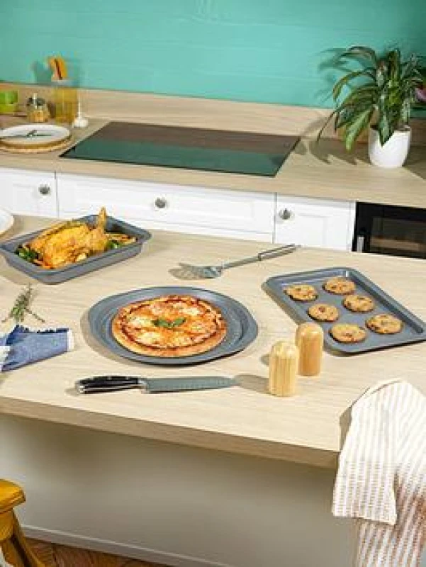 Image of Russell Hobbs 3 Piece Ovenware Set Black - Russell Hobbs Black HR68101