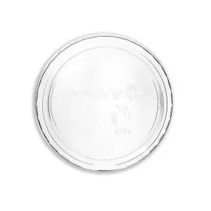 Image of Vegware Portion Pot Lid 4oz and 2oz Clear Pack of 100 CF736 VG92053