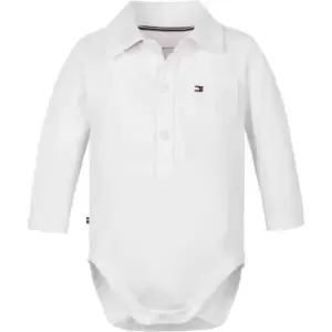 Image of Tommy Hilfiger Tommy LS Polo Body Bb24 - White