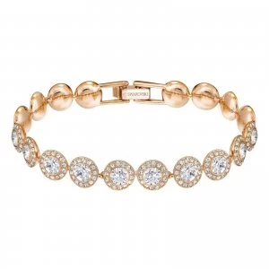 Image of Swarovski Angelic Rhodium Plated RoseGold Tone White Jewellery