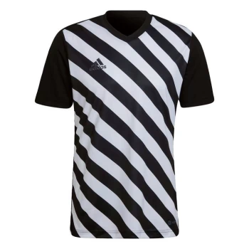 Image of adidas Entrada 22 Graphic Jersey Mens - Black
