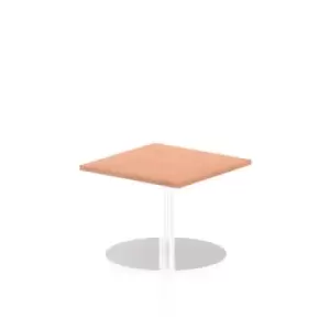 Image of Italia Poseur Table Square 600/600 Top 475 High Beech