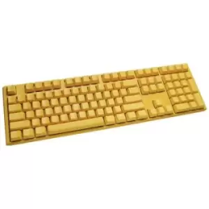 Image of Ducky One 3 Yellow Corded Gaming keyboard, Keyboard German, QWERTZ Yellow