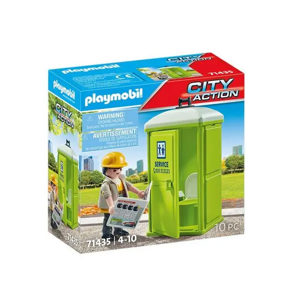 Image of Playmobil 71435 City Life Portable Toilet