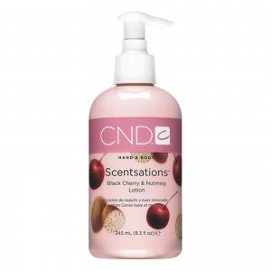 Image of CND Scentsations Black Cherry & Nutmeg Hand Lotion 245ml