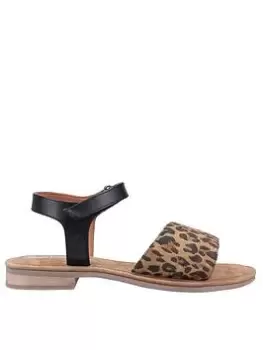 Image of Hush Puppies Annabelle Sandal - Leopard, Brown, Size 5, Women