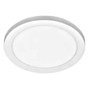 Image of Spa 217mm Tauri LED Flush Ceiling Light 18W Tri-Colour CCT Opal and White