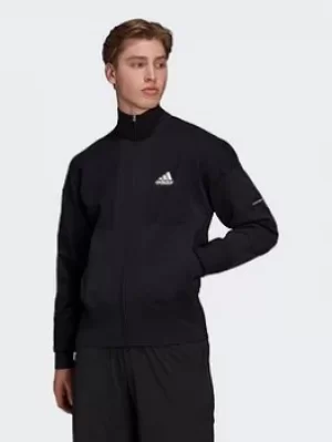 Image of adidas Tennis Primeknit Jacket, Black Size XL Men
