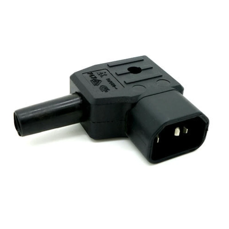 Image of Cablenet Cablenet C14 Right Angle 10Amp Power Connector (Screw) 42-0499