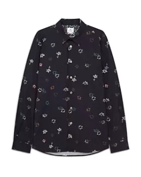 Image of Ps Paul Smith Regular Fit Long Sleeve Floral Shirt