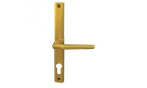 Image of Hoppe uPVC Handles 68mm PZ for Fullex Locks - 235mm 215mm fixings