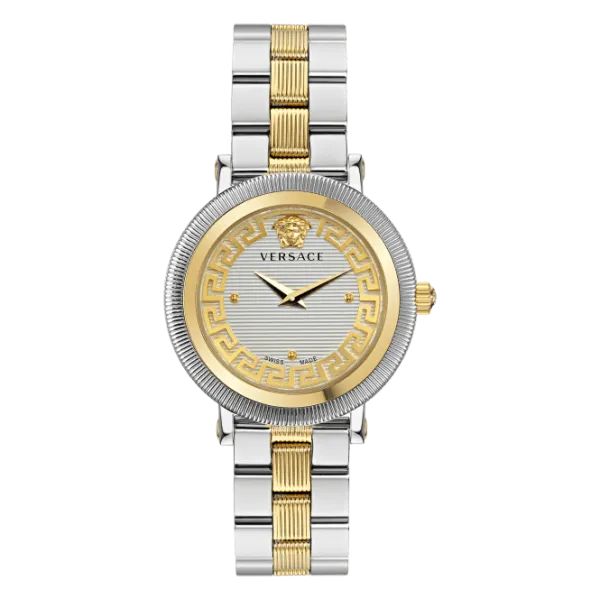 Image of Ladies Coin Edge Stainless Steel Watch VE7F00423
