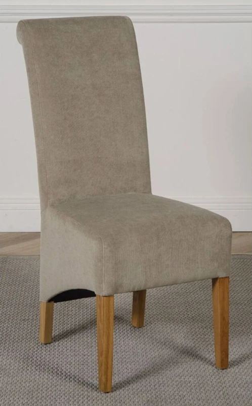 Image of Thats Furniture Montana Fabric Dining Chairs for Dining Room or Kitchen in Grey Grey Unisex