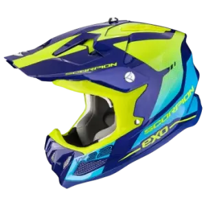 Image of Scorpion Vx-22 Air Attis Blue-Neon Yellow XL