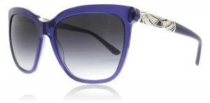 Image of Bvlgari BV8173B Sunglasses Blue/Striped Violet Transp 53998G 56mm