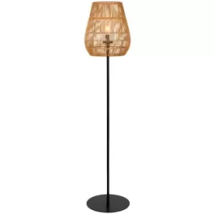 Image of Lucide Nerida Cottage Floor lamp Outdoor - Ø35cm - 1xE27 - IP44 - Natural