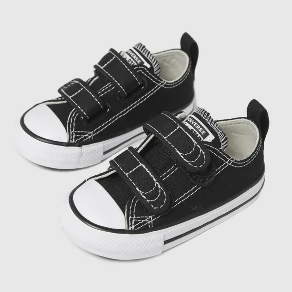 Image of Converse Black all star lo 2v Toddler trainers Black UK 7 (EU 23)