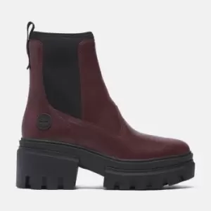 Image of Timberland Everleigh Chelsea Boot For Her In Burgundy Burgundy, Size 4