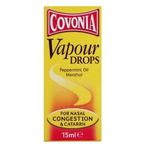 Image of Covonia Vapour Drops Peppermint Oil & Menthol 15ml
