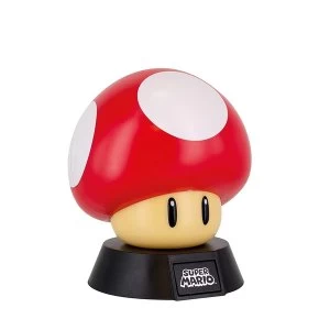 Image of Red Level-Up Mushroom (Super Mario Bros) 3D Character Light