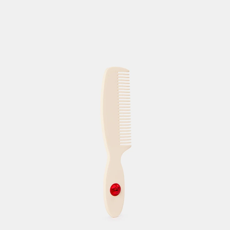 Image of Off White Hair Brush Creme/Red unisex One Size